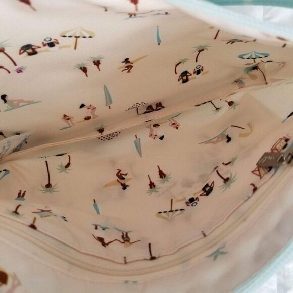 JuJuBe Summer Stripe Be Quick Paci Pod Bundle Bag Clutch Beach Goers Lining NEW - Picture 5 of 10